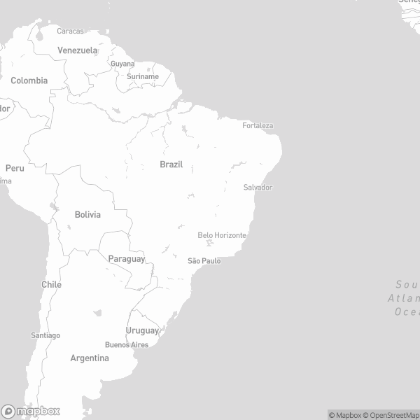 Map showing Brazil