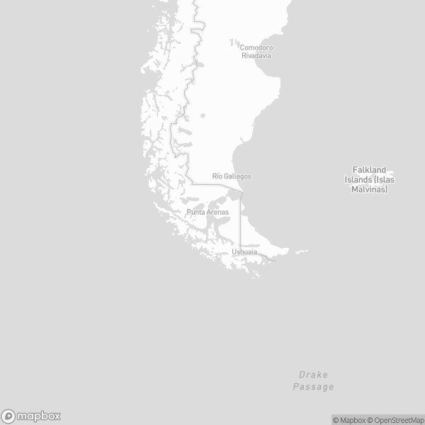 Map showing Chile