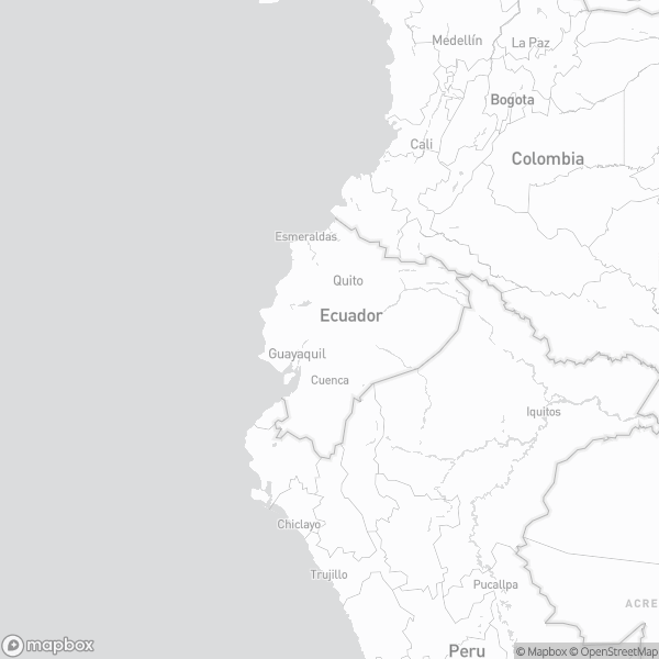 Map showing Ecuador